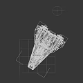 Futuristic Black And White Vehicle With Sleek Geometric Design And Illuminated Details