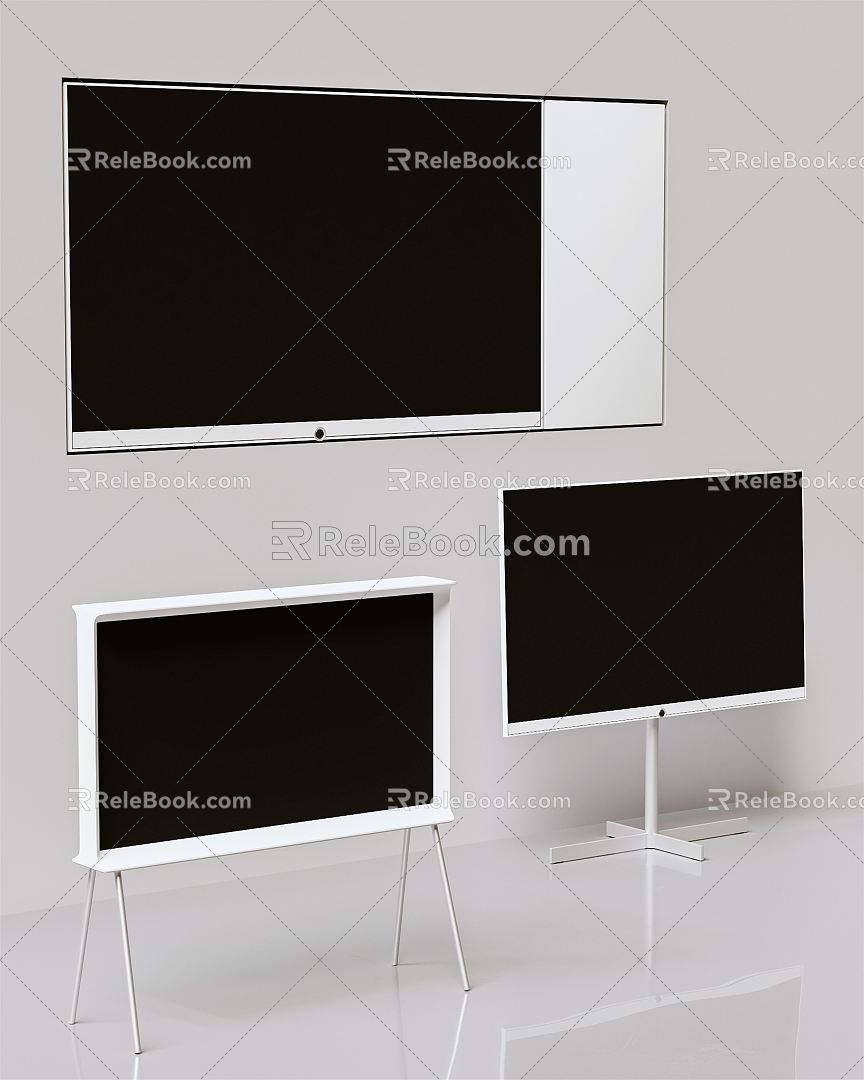 Modern TV set TV combination model