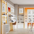 Modern Studio Cosmetics Store Studio 3d model