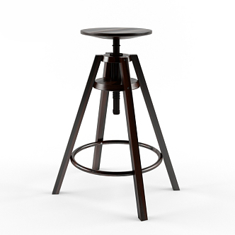 Industrial LOFT Bar Stool 3d model