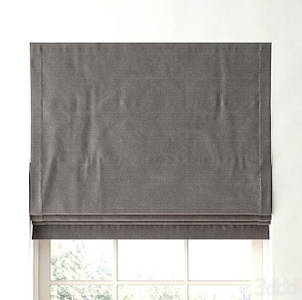 curtain cloth curtain folding curtain 3d model