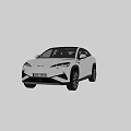 Silver Modern SUV Car With Sleek Exterior Design Front And Rear Views