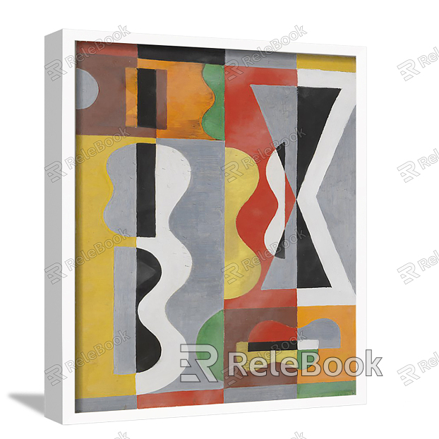 Modern abstract painting decorative hanging painting model