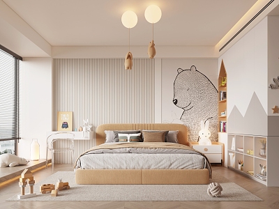 Modern Children's Room 3d model