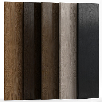 Modern wall panel solid wood wall panel 3d model