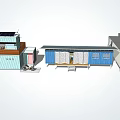 modern container 3d model