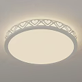 Modern Minimalist Bedroom Flush Mount Ceiling Light With Soft Glow And Simple Design 3d model
