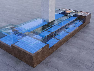 Nakajima Seafood Pool Restaurant Nakajima Seafood Pool renderings 3d model