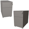 Alea Chest of Drawers Side Cabinet 3d model