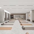 Modern Yoga Studio 3d model