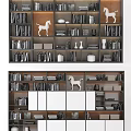 Modern Bookshelf 3d model