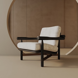 modern leisure chair 3d model