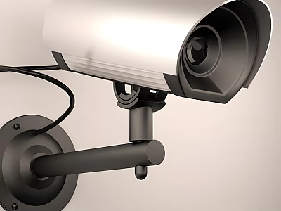 Wall Mounted Surveillance Camera Design With Secure Bracket And High Definition Lens 3d model