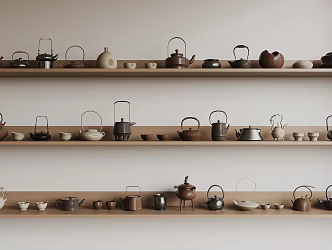 New Chinese Tea Set 3d model