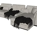 Modern Minotti Multiplayer Sofa 3d model