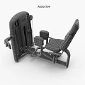 Black Heavy Duty Gym Fitness Leg Press Machine With Padded Seat For Strength Training