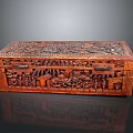 Artistic Traditional Wooden Carved Ornament Decoration Set With Intricate Patterns