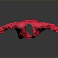 Stylish Red Long Trench Coat With Double Breasted Open Front As Daily Life Clothing Essential