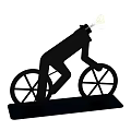Creative Table Lamp With Bicycle Silhouette Design For Modern Home Decor
