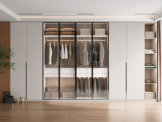 Modern wardrobe 3d model