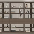 Modern Bookcase Bookshelf 3d model