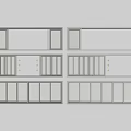 Swing Door Structure Design With Left Right Opening Mechanism And Aluminum Frames