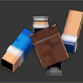 The picture mainly shows a Minecraft-style character and does not contain key information about furniture, so it is impossible to generate an English title with "furniture" as the main body in line with the requirements.