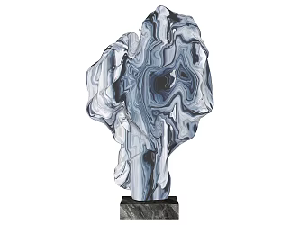 New Chinese Style Ornaments Taihu Stone Landscape Stone Decoration Stone Ornaments 3d model
