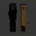 Infrared Steiner Laser Pistol Light Source Firearm Sight Firearm Device 3d model
