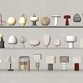 Modern Table Lamp Table Lamp Combination Art Table Lamp Special-shaped Table Lamp Mushroom Lamp Moon Lamp 3d model