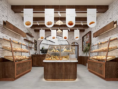Baking Shop Cake Shop Sweet Shop 3d model