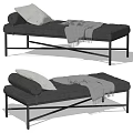 Modern Bed End Stool Sofa Stool 3d model