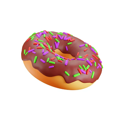 Modern Cake Donut Food Dessert Cartoon Donut 3d model Modern Cake Donut Food Dessert Cartoon Donut 3d model