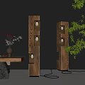 Quiet floor lamp 3d model
