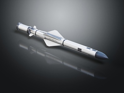 Modern Missile Bomb Airborne Missile 3d model