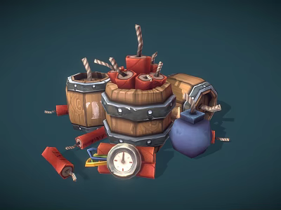 explosive suit 3d model