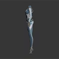 Futuristic Characters In Black And Blue Tech Fitted Suits With Metallic Details