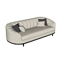 Double sofa 3d model