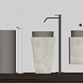 Sink faucet sink multi-function switch 3d model