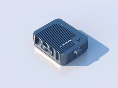 XGIMI Dark Blue Portable Projector With Compact Design And Projection Features 3d model