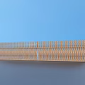 Decorative Wooden Garden Ornament Fence With Vertical Slats And Classic Design