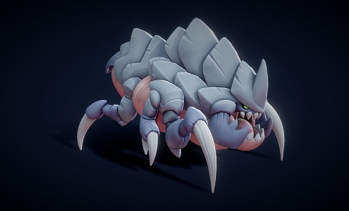 Beetle Monster Warcraft Game Figure Game Character 3d model