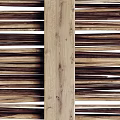 Modern Interior Ceiling Design With Wooden Slats Grid Structure And Details