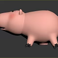 Pink Pig Shaped Piggy Bank Cute Decorative Ornament for Home Decor Piece