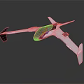 Futuristic Airliner With Sleek White Body Transparent Cockpit And Advanced Aerodynamic Design
