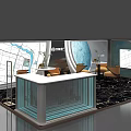 Rongshida Modern Home Appliance With Circular Black Panel And White Striped Design