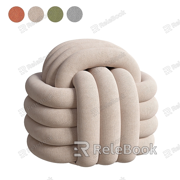 Sofa stool sofa chair pillow model