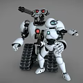 Science and technology sense robot battle robot toy robot story humanoid robot 3d model