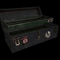 Green Iron Toolbox Paint Storage Box Scene Parts pbr Real Storage Cabinet 3d model