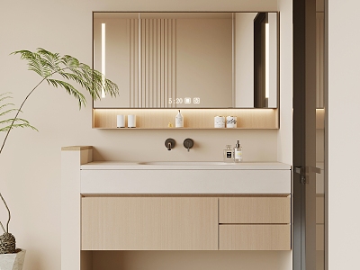 modern sink bathroom cabinet model